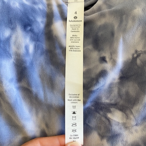 🍋LULULEMON🍋 Iced Peri Purple Align Tank Size 4 - Picture 6 of 8